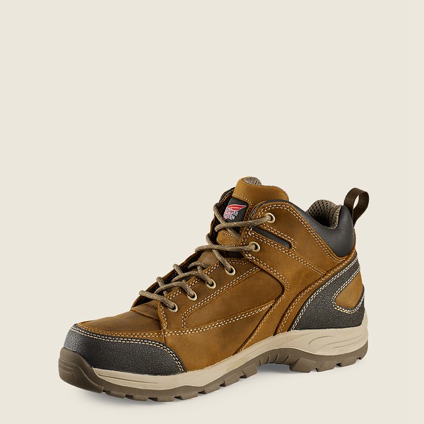 Red Wing Hiking Boots Truhiker - 5-Inch Safety Toe - Brune - Herre 1897-TLXSN